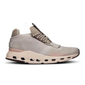 Beige Women On Cloudnova Sneakers | ZA_ON8498
