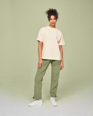 Beige Women On Studio-T T-shirts | ZA_ON9160
