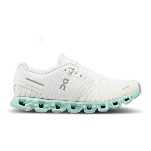 Beige / Turquoise Women On Cloud 5 Sneakers | ZA_ON8295