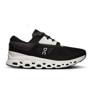 Black Men On Cloudstratus 3 Road Running Shoes | ZA_ON9117