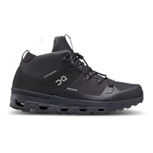 Black Men On Cloudtrax Waterproof Hiking Boots | ZA_ON8371