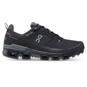 Black Men On Cloudwander Waterproof Hiking Shoes | ZA_ON8554