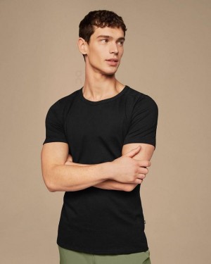 Black Men On On-T T-shirts | ZA_ON8803