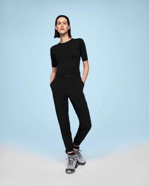 Black Women On Trek Pants | ZA_ON8198