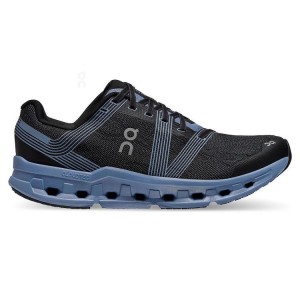 Black / Blue Men On Cloudgo Wide Road Running Shoes | ZA_ON8191