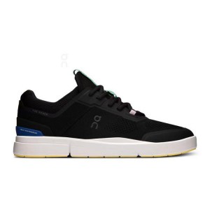 Black / Blue Men On THE ROGER Spin Sneakers | ZA_ON9086