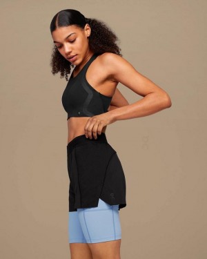 Black / Blue Women On Active Shorts | ZA_ON8078
