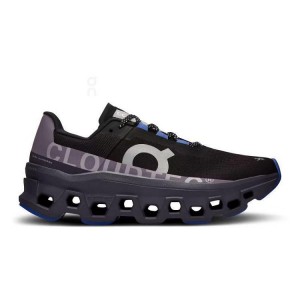 Black / Blue Women On Cloudmonster Road Running Shoes | ZA_ON1179