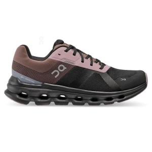 Black / Brown Women On Cloudrunner Waterproof Road Running Shoes | ZA_ON9101