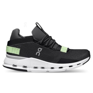 Black / Green Women On Cloudnova Sneakers | ZA_ON8624