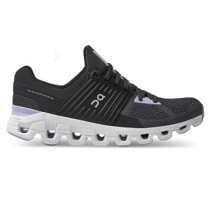 Black / Purple Women On Cloudswift Road Running Shoes | ZA_ON8680