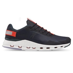 Black / Red Men On Cloudnova Form Sneakers | ZA_ON8568