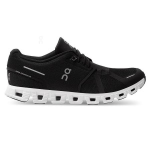 Black / White Men On Cloud 5 Sneakers | ZA_ON8885