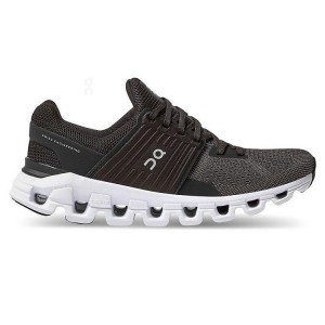 Black / White Women On Cloudswift Road Running Shoes | ZA_ON8528