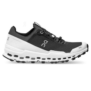 Black / White Women On Cloudultra Trail Running Shoes | ZA_ON8096