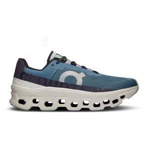 Blue Men On Cloudmonster Road Running Shoes | ZA_ON8243