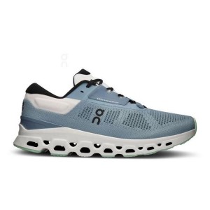 Blue Men On Cloudstratus 3 Road Running Shoes | ZA_ON8218