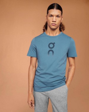 Blue Men On Graphic-T T-shirts | ZA_ON8564