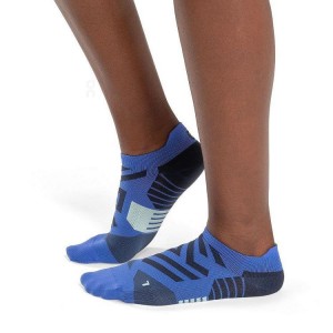 Blue Men On Performance Low Socks | ZA_ON9083