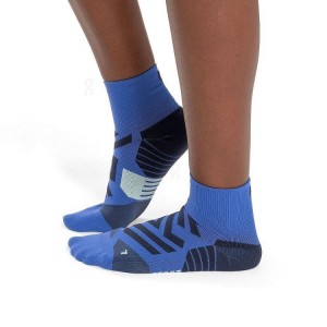 Blue Men On Performance Mid Socks | ZA_ON8256