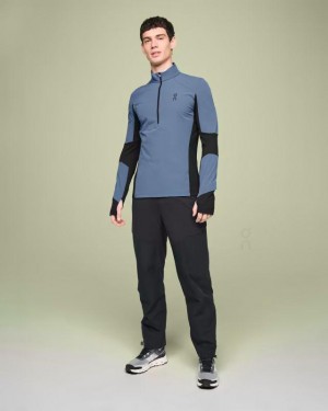 Blue Men On Trail Breaker T-shirts | ZA_ON9037