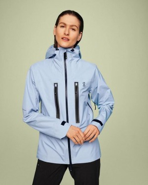 Blue Women On Storm Jackets | ZA_ON8635