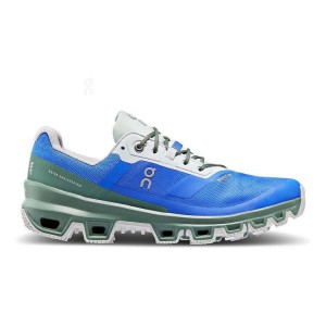 Blue / Green Women On Cloudventure Waterproof Hiking Shoes | ZA_ON8240