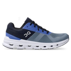 Blue / Grey Men On Cloudrunner Road Running Shoes | ZA_ON8970