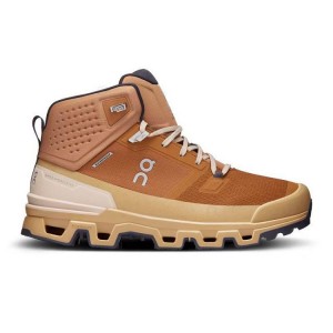 Brown Men On Cloudrock 2 Waterproof Hiking Boots | ZA_ON8327