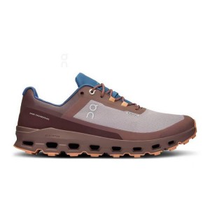 Brown Men On Cloudvista Waterproof Trail Running Shoes | ZA_ON8874