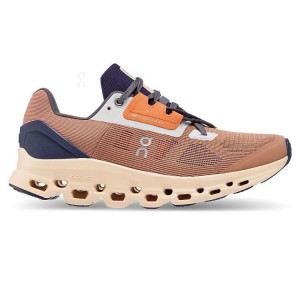 Brown Women On Cloudstratus Road Running Shoes | ZA_ON8328