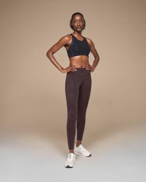 Brown Women On Performance Tights | ZA_ON8414