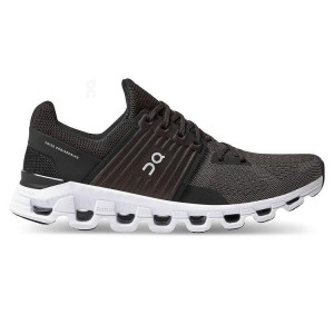 Dark Grey Men On Cloudswift Road Running Shoes | ZA_ON8223