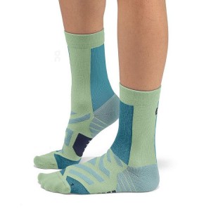 Green Men On Performance High Socks | ZA_ON8286