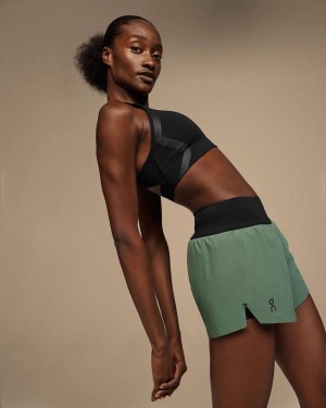 Green Women On Running Shorts | ZA_ON8086