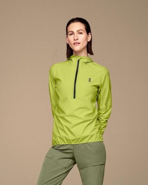 Green Women On Waterproof Anorak Jackets | ZA_ON8828