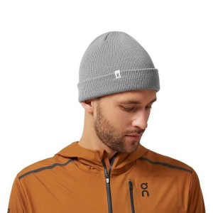 Grey Men On Merino Beanie | ZA_ON8299