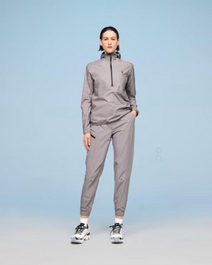 Grey Women On Waterproof Anorak Jackets | ZA_ON8896