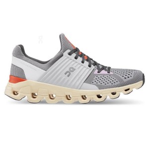 Grey / Beige Women On Cloudswift Road Running Shoes | ZA_ON8954