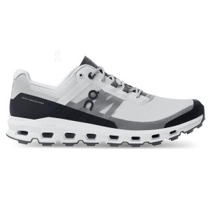 Grey / Black Men On Cloudvista Trail Running Shoes | ZA_ON8720