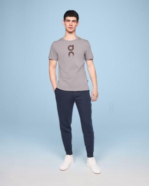 Grey / Brown Men On Graphic-T T-shirts | ZA_ON8725