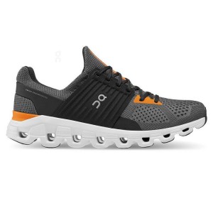Grey / Orange Men On Cloudswift Road Running Shoes | ZA_ON8698