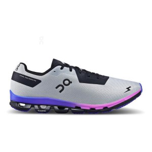 Grey / Purple Men On Cloudflash Sensa Road Running Shoes | ZA_ON9106