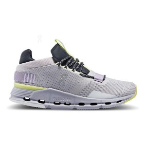 Grey / Purple Women On Cloudnova Sneakers | ZA_ON8412