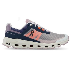 Grey / Purple Women On Cloudvista Hiking Shoes | ZA_ON8343