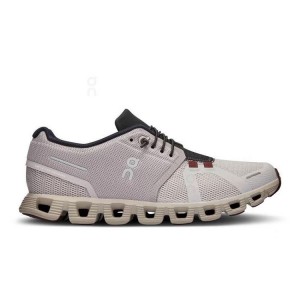 Grey / Red / Black Women On Cloud 5 Sneakers | ZA_ON8074