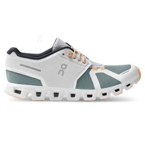 Grey / Turquoise Women On Cloud 5 Push Sneakers | ZA_ON8693
