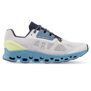 Grey / Yellow Men On Cloudstratus Road Running Shoes | ZA_ON1181