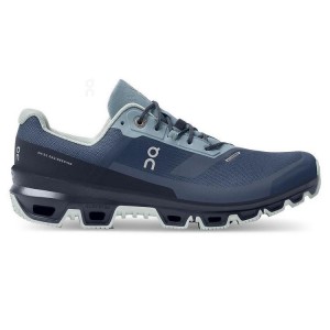 Navy Men On Cloudventure Waterproof Trail Running Shoes | ZA_ON9076