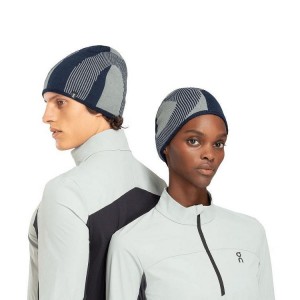 Navy Men On Explorer Merino Beanie | ZA_ON8161